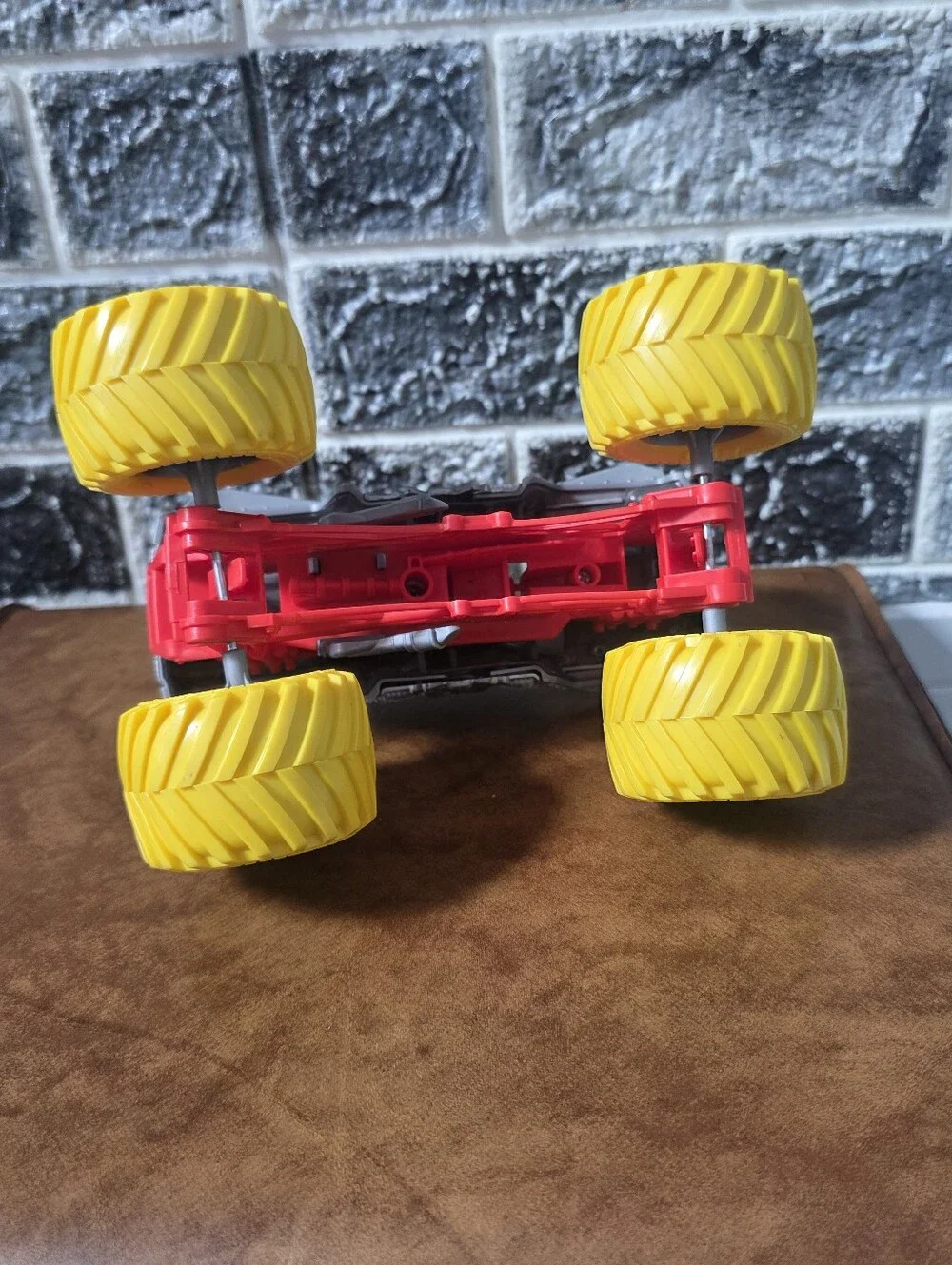 Yellow & Red Monster Truck Toy - Kids Toys